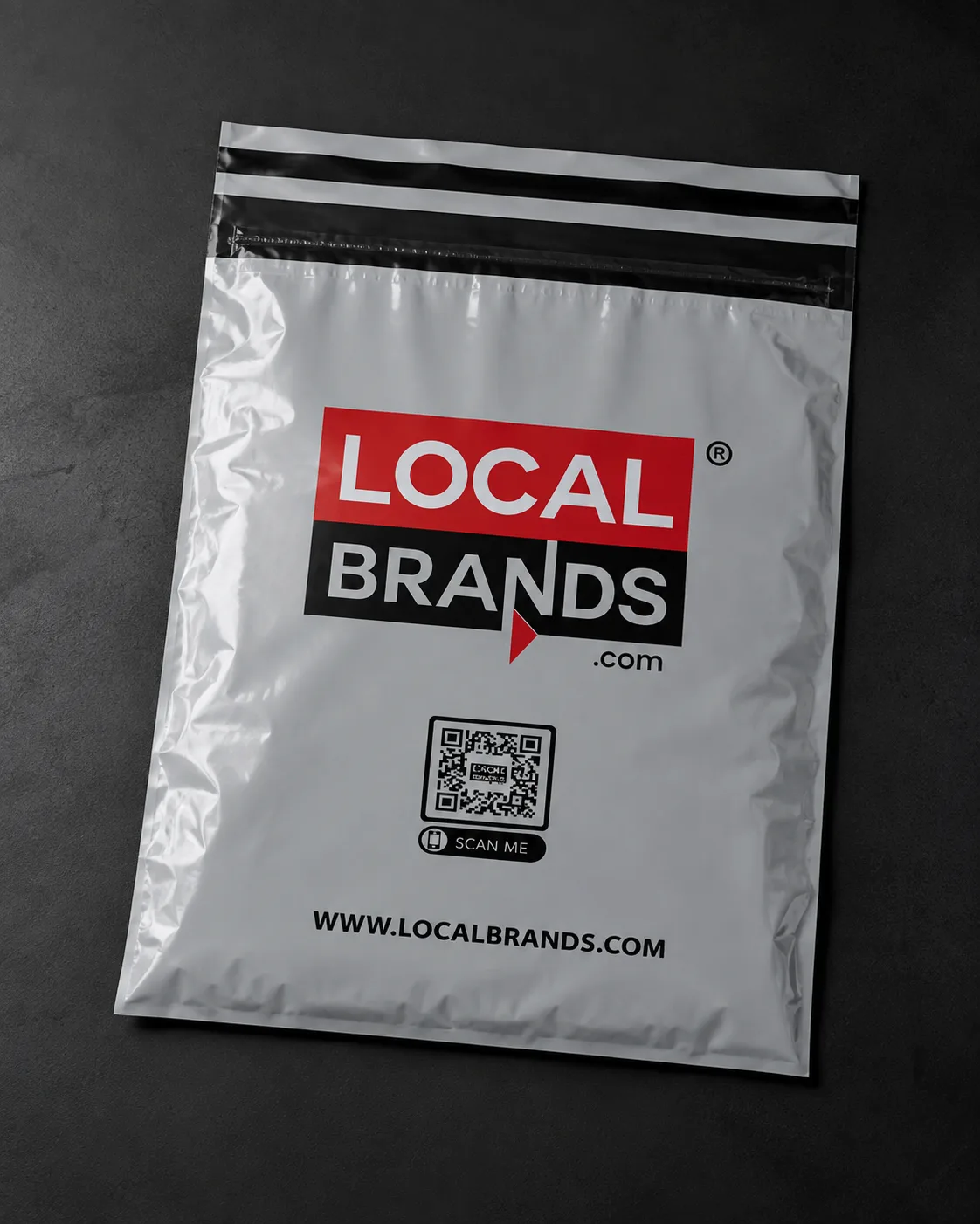 Printed Gray Shipping Flyer